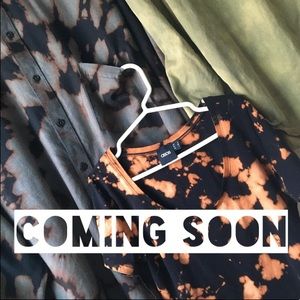 Coming Soon!🔥 Bleach Tie Dyed Upcycled treasures!